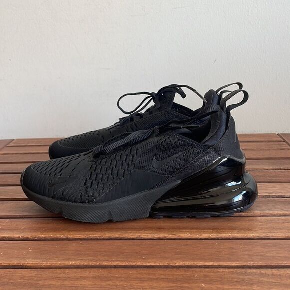Nike Air Max 270 Black USA Women Size 7/UK 4.5/EU 38(AH6789-006) - Picture 8 of 15